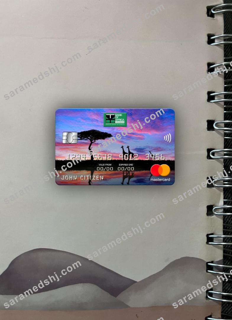 Uganda Bank of Africa mastercard photolook front